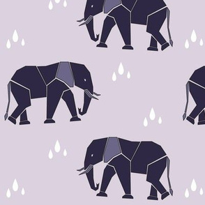 Elegant Elephant - Purple