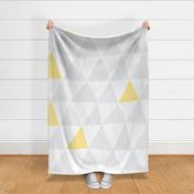 Huge Grey and Yellow Triangles by Friztin