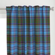 Anderson 1900 family tartan, azure/green, 12"