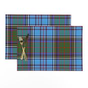 Anderson 1900 family tartan, azure/green, 12"