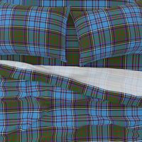 Anderson 1900 family tartan, azure/green, 12"