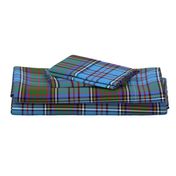 Anderson 1900 family tartan, azure/green, 12"