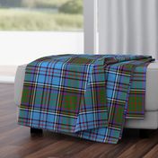 Anderson 1900 family tartan, azure/green, 12"