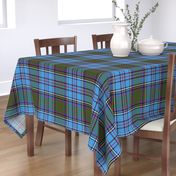 Anderson 1900 family tartan, azure/green, 12"