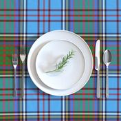 Anderson 1900 family tartan, azure/green, 12"