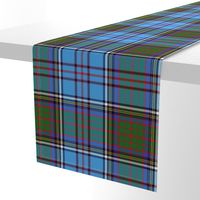 Anderson 1900 family tartan, azure/green, 12"