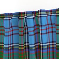 Anderson 1900 family tartan, azure/green, 12"