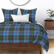 Anderson 1900 family tartan, azure/green, 12"