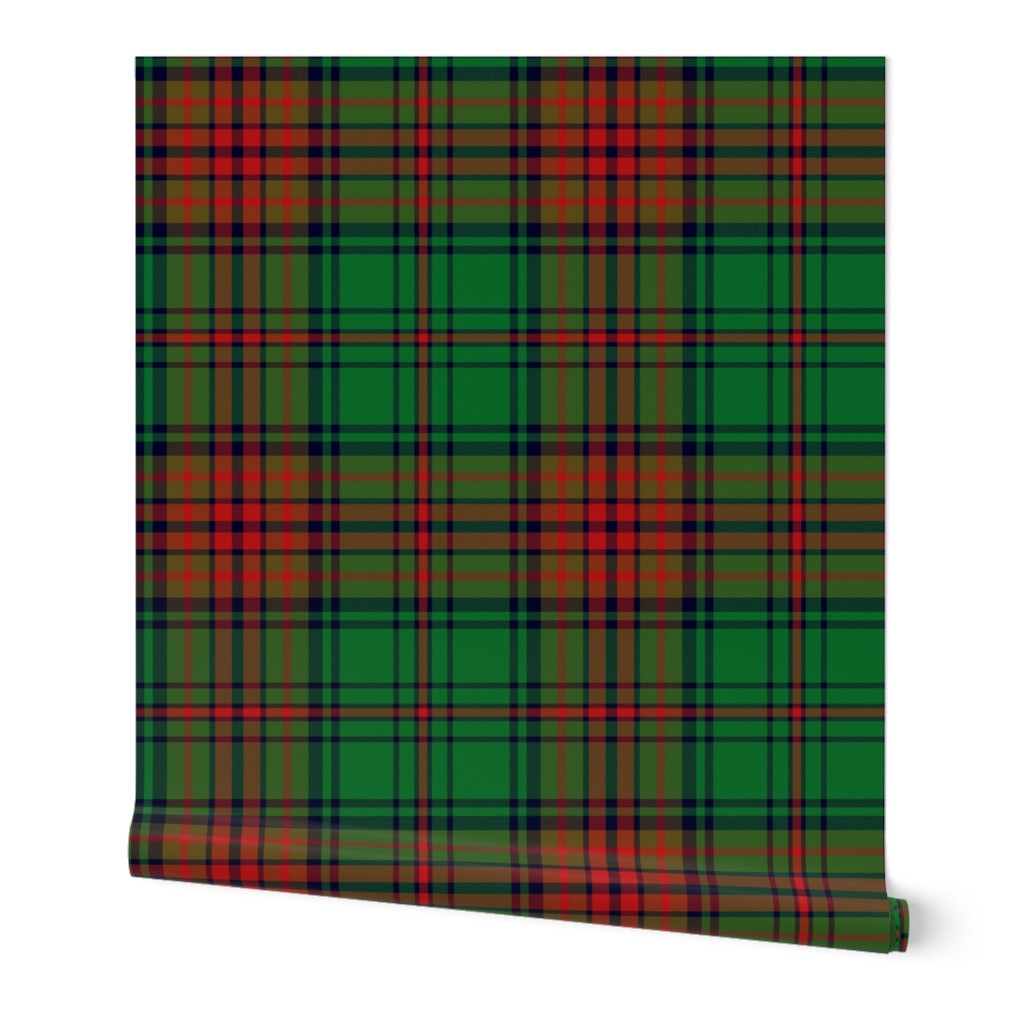 Anderson tartan, red/green, 12"