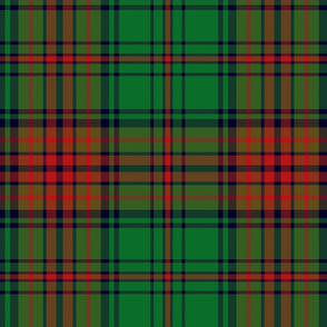 Anderson tartan, red/green, 12"