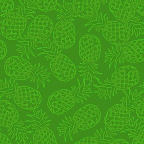 Green pineapple toss