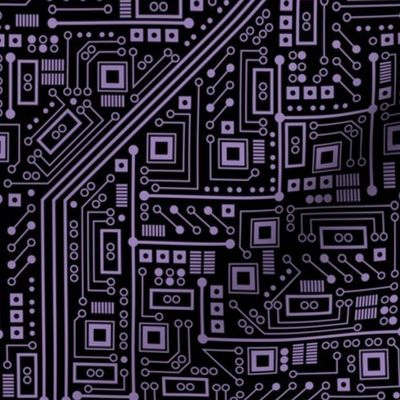 Evil Robot Circuit Board (Purple)