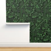 Evil Robo Circuit Board (Green)