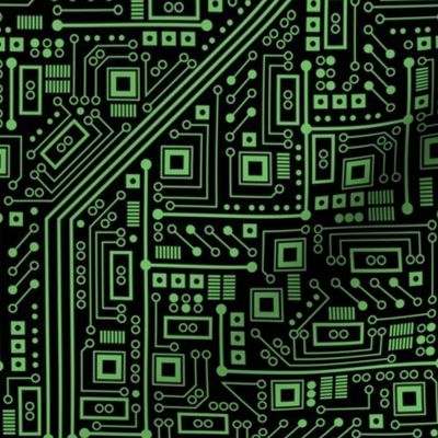 Evil Robo Circuit Board (Green)