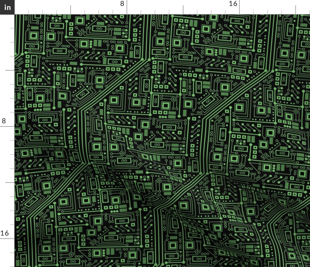 Evil Robo Circuit Board (Green)