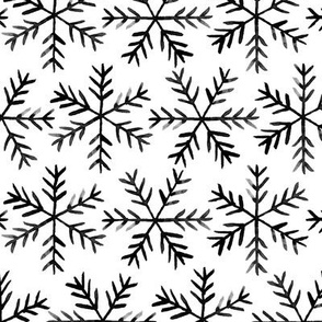 WINTER MAGIC snow – black white