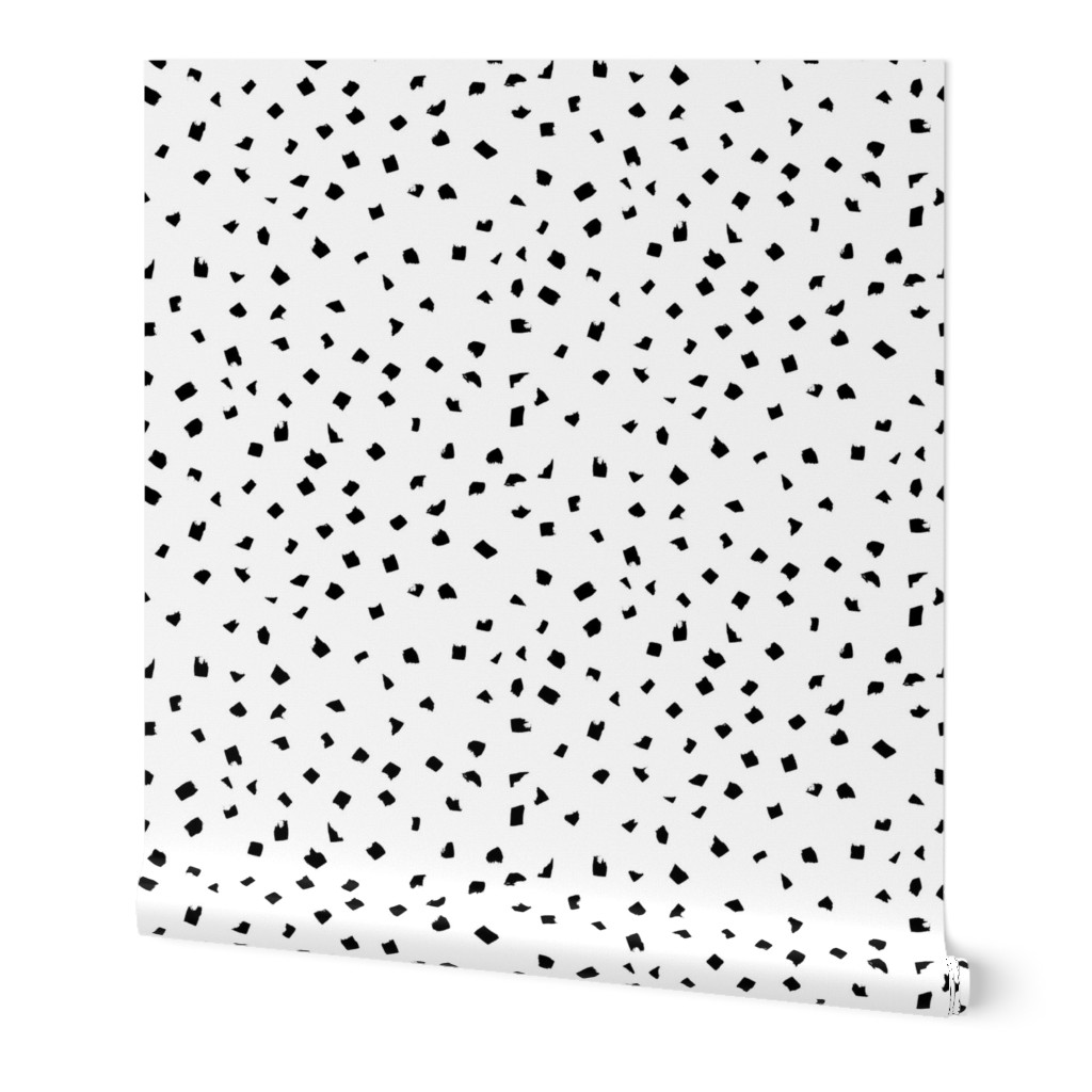 Confetti Dots – black white