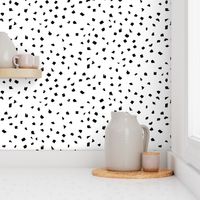 Confetti Dots – black white