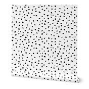 Confetti Dots – black white