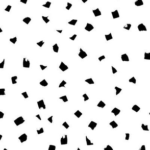 Confetti Dots – black white