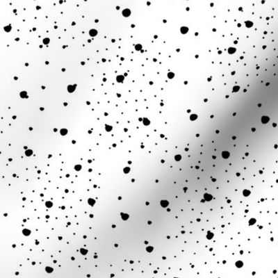 small DOTS – black white