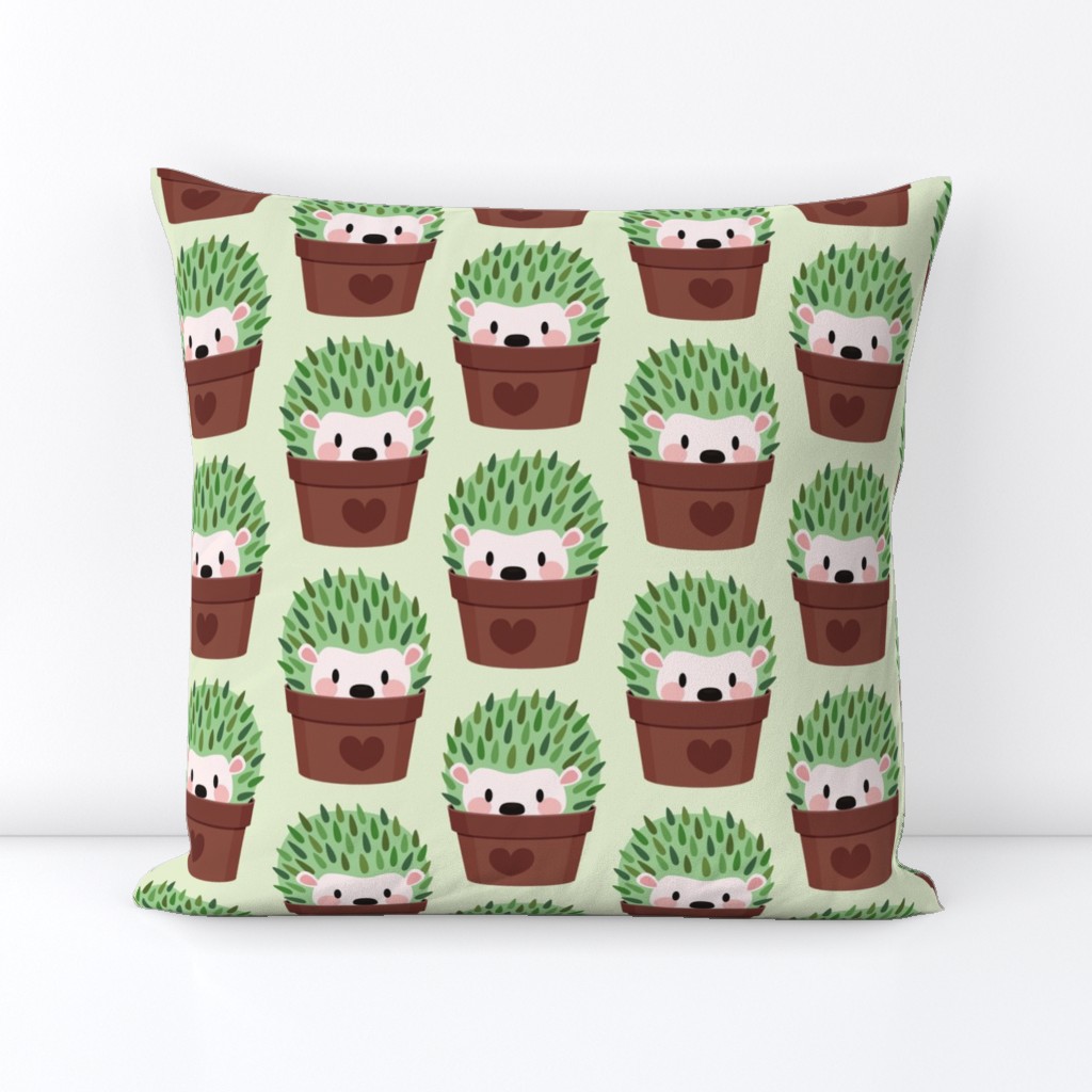 Hedgehogs disguised as cactuses