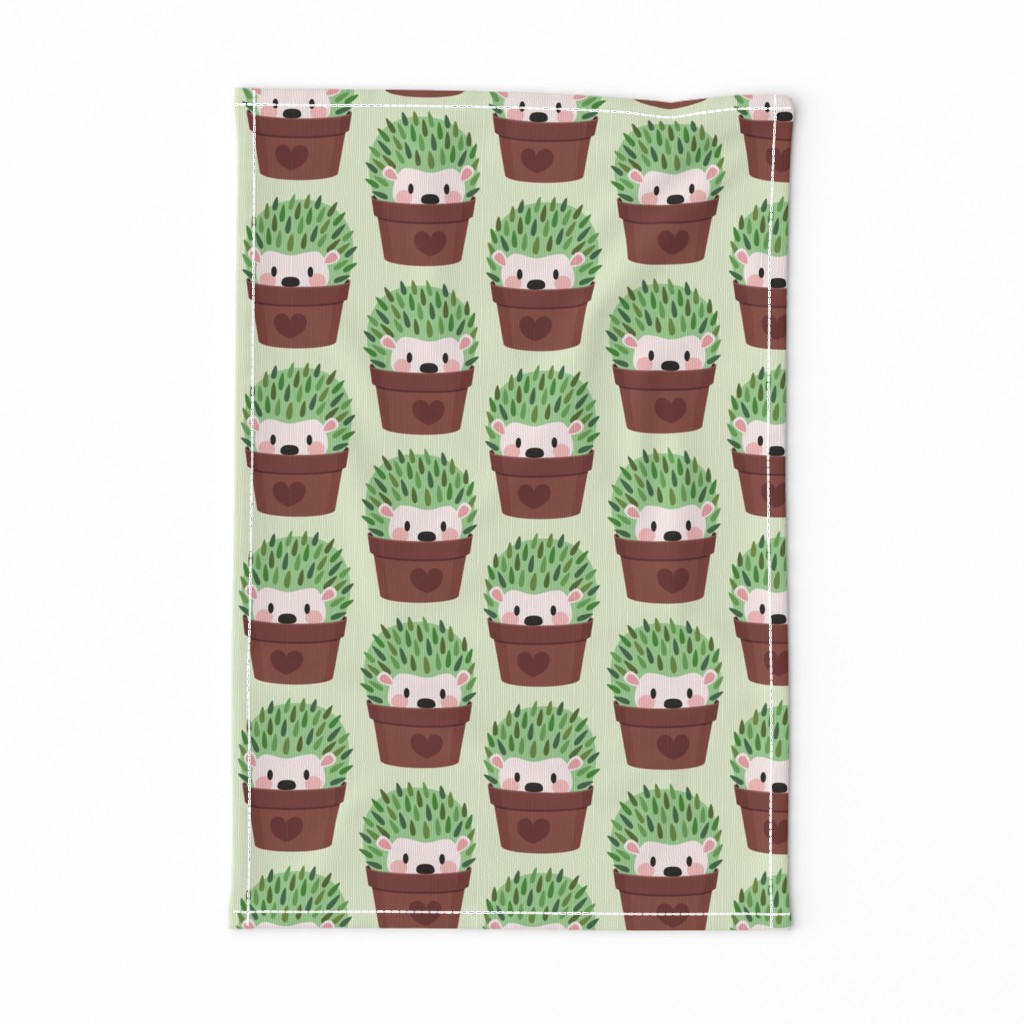 Hedgehogs disguised as cactuses