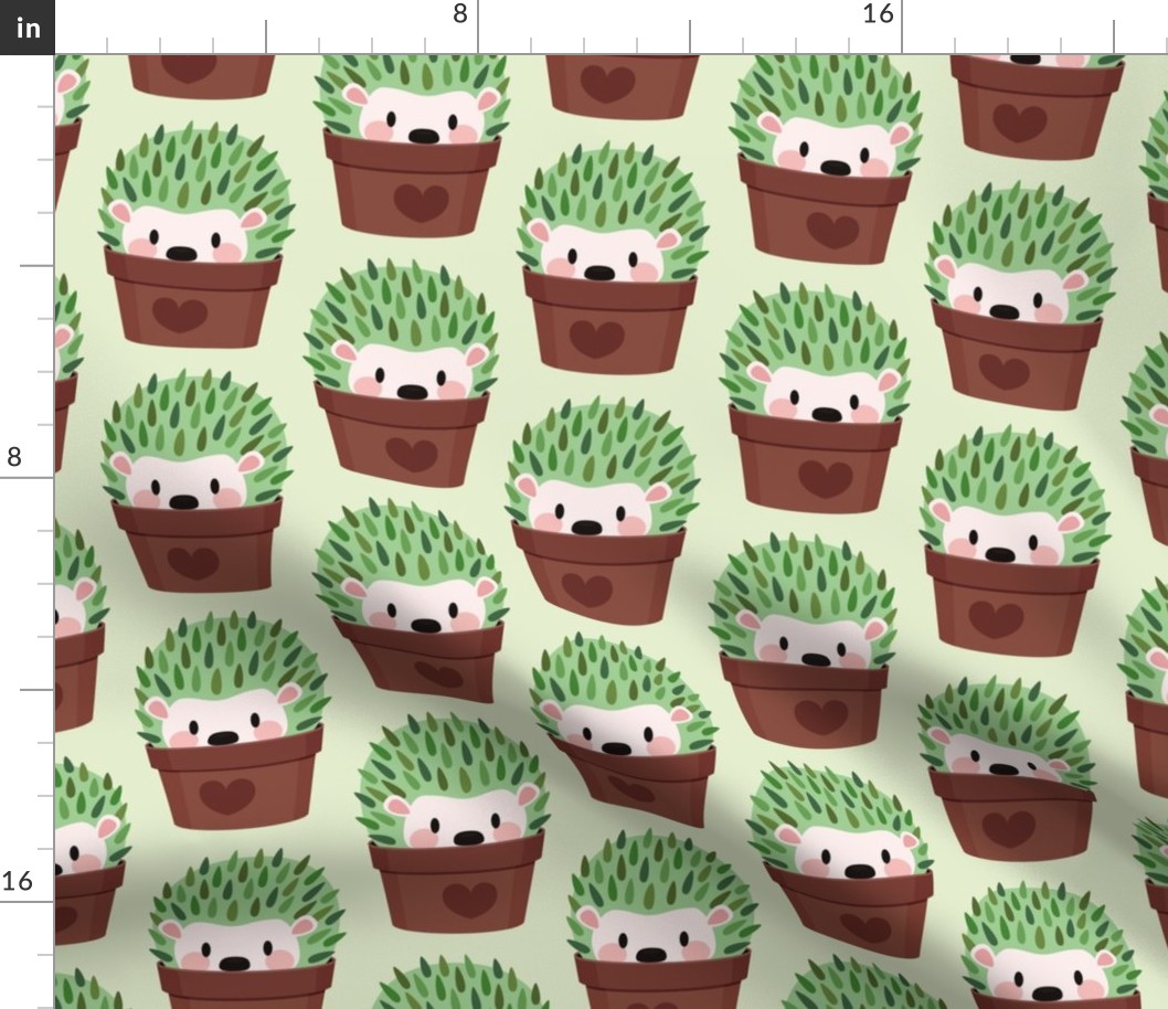 Hedgehogs disguised as cactuses