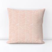 Herringbone Peach - 3 in wide