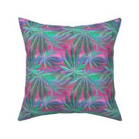 Cannabis Leaf Silk