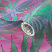 Cannabis Leaf Silk
