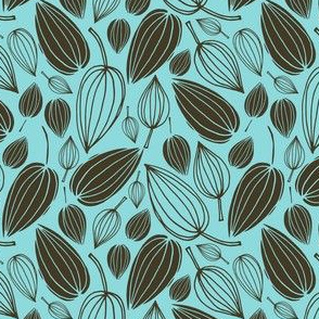 Botanical Beauties - Charcoal & Seafoam 2