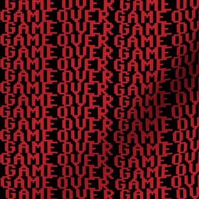 Game over - red