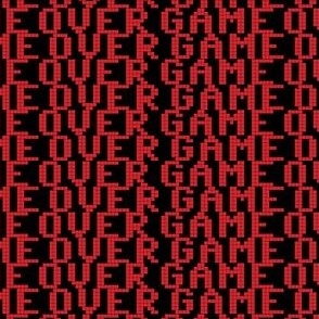 Game over - red