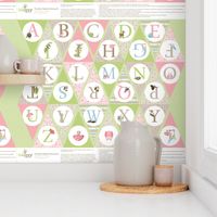 Pink Woodland Alphabet Bunting