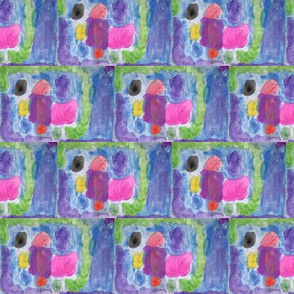 Abstract Child's Colorful Painting