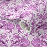 pink and purple paisley