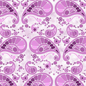 pink and purple paisley