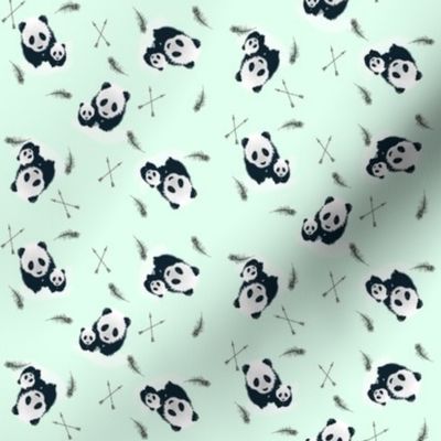 Panda__Arrow__Feathers_Fabric
