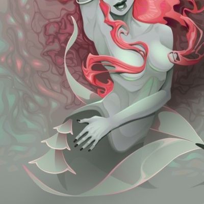  Portrait of a mermaid
