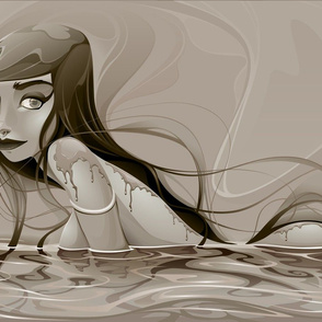 Portrait of a mermaid