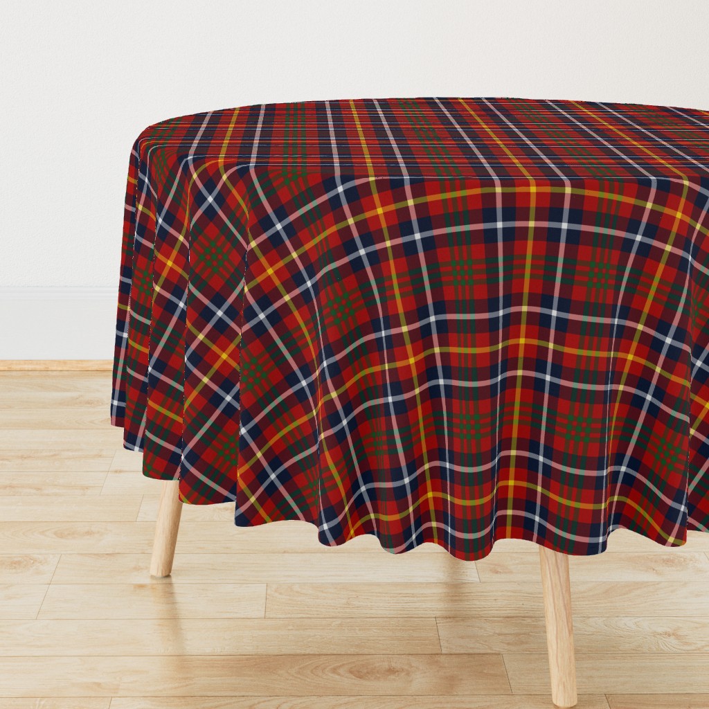 Akins red tartan, 9"