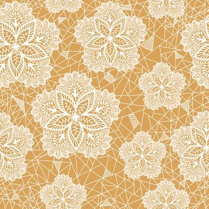 Yellow Flower Lace