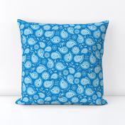 Hedgehog Paisley -Blue Pool_MEDIUM