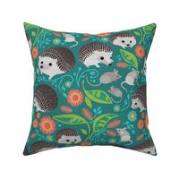 Hedgehog and Mice Gathering_12inch