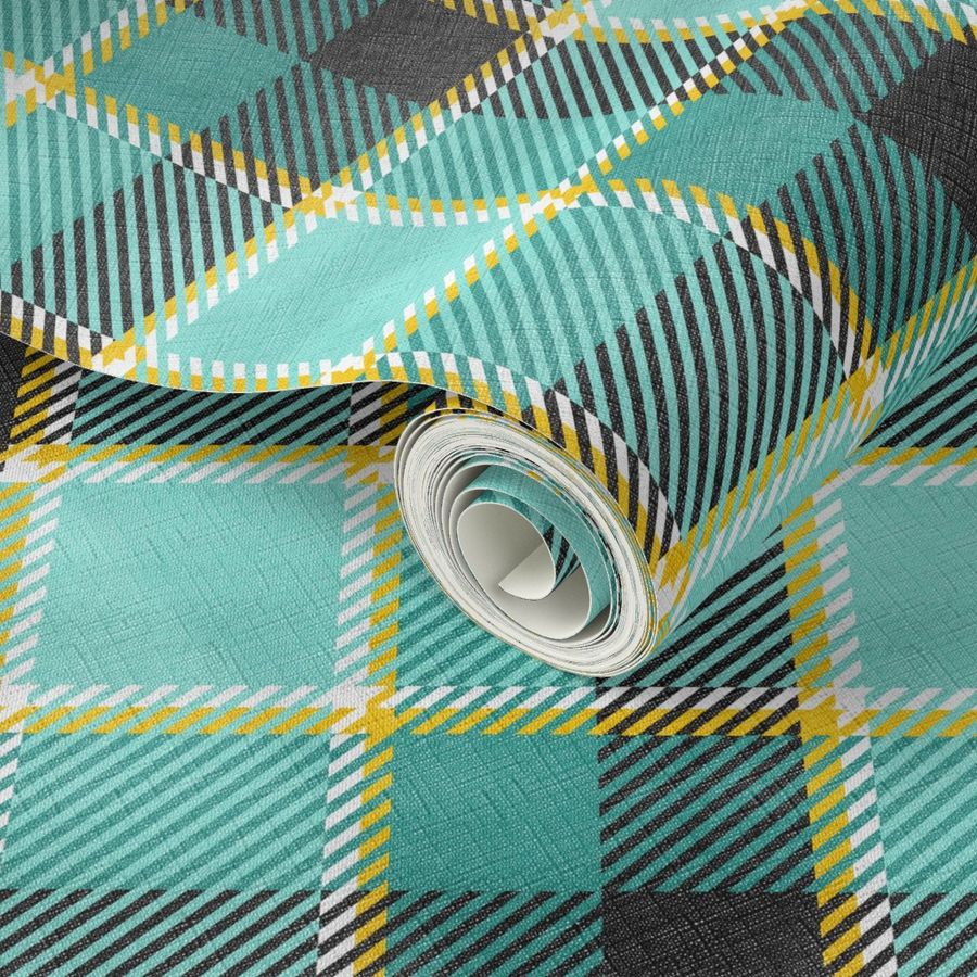 Tartan Aqua