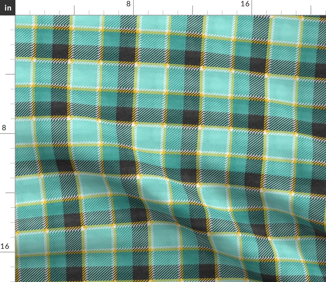 Tartan Aqua