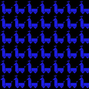 blue llamas