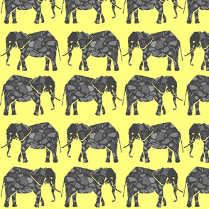 Elephants yellow