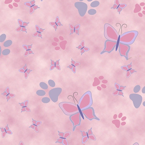 Butterfly & Pawprint